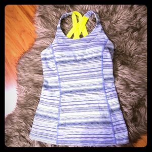 Lululemon tank top with build in bra